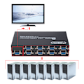 Miniatyrbild 3 av 11: 8 Port VGA Switch Video Switcher Box 1920*1440 250MHz 8 in 1 ut väljare för PC