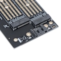 Miniatyrbild 8 av 11: M.2 NVME till PCI-E 3.0 X4 expansionskort PCIE till M.2 Adapter Sata Internt gränssnitt PCI-E 3.0 X4 till SATA för PC