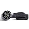 Miniatyrbillede 3 af 6: 10 Pin OBD til 16Pin OBD2 Diagnostisk Adapter Stik Kabel Scanner Værktøj til