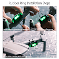 Miniatyrbillede 2 af 11: Stroboskoplampe Blinkende Lys Natkamp LED Navigation til DJI-Mavic Air2/FPV Drone