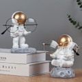 Miniatyrbild 8 av 11: Astronaut Glasögonhållare Resin Glasögon Display Stand Craft Desktop Ornament null - B