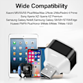 Miniatyrbild 2 av 11: Ny USB 2.0 Dock Extender 3-ports Extended USB Splitter Hub Miniladdare Multifunktionell för skydd Svart/Gyllene Black