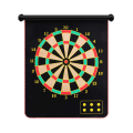 Miniatyrbild 11 av 11: Magnetisk darttavla för barn, dartbrädespel med magnetisk dart, dubbelsidigt säkert dartspel roll-up darttavla set 12 plate 4 darts