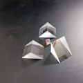 Miniatyrbild 7 av 9: K9 Rainbow Optisk Triangulär Prisma Glasspegel Ljusspektrum Reflekterande Refrakterande DIY Fysik Experimentutrustning