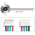 Miniatyrbillede 8 af 11: 3D Printer Dele 36mm Motor Ekstruder Stepper Motor Højhastigheds Print Kit
