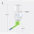 Miniatyrbild 9 av 11: Automatisk hamstrar vattenflaska hängande vattendispenser pärlhuvud bevattningsflaska dricksförråd för smådjur White 80ml