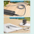 Miniatyrbilde 7 av 9: DC5521 til USB C Strømkabeladapter 5,5x2,1 mm til Type C-kontakt PD20V