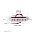 Miniatyrbild 4 av 9: Single Coil Pickup Alnico 5 Strat Pickuper Halsgitarr Pickuper förskjutna för Strat Squier elgitarr, vit
