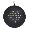 Miniatyrbild 8 av 11: Smycken Organizer Vägghängda Örhängen Ringar Halsband Förvaring Display Hängande Black 2