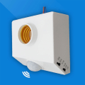 Miniatyrbild 3 av 11: Justerbar induktionslamphållare för människokroppen Infraröd rörelse PIR-sensor Automatisk LED-ljuslampor Hållare Stativbrytare