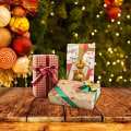 Miniatyrbild 3 av 11: Julelement Presentförpackningspapper Söt Candy Cane Bear Print DIY Roll null - 1