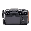 Miniatyrbild 6 av 11: Kameraburriggar för X-T5 Case med L-Shape Grip Snabbkopplingsplatta Fästestabilisator för X-T5 kamera Black