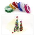 Miniatyrbild 2 av 11: Christmas Tinsel Garland 4.92ft Long Glitter Tinsel Garland Wire Garland för julgransdekorationer Presentinslagning Purple