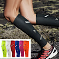 Miniatyrbild 3 av 11: Sport Kompression Vad ärmar Ben Sock Löpare Shin Splint Åderbråck Vader Black M