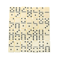 Miniatyrbild 5 av 8: Double Six Domino Set Spela schack Underhållning Resespel Rekreationsleksak för barn Pojkar Flickor