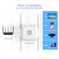Miniatyrbild 6 av 11: 5G Wifi-signalförstärkare Long Range Wifi Repeater Wi-Fi Network Extender 1200Mb 5Ghz trådlös wi-fi-booster White US