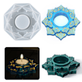 Miniatyrbild 2 av 9: Tealight Resin Form Lotus Ljusstake Epoxi Gjutform för DIY Smyckeskrin