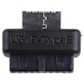 Miniatyrbild 7 av 9: USB 3.0 Intern Header till USB 3.1/3.2 Typ C Front Typ E Adapter 20pin till 19pin Converter för PC Moderkortskontakt