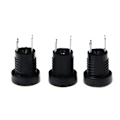 Miniatyrbild 3 av 8: 5 st DC-022B power hona panelmonterad kontakt 5,5 x 2,1 mm