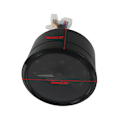 Miniatyrbilde 5 av 8: 12V Motorsykkel Speedometer Digital Måler 12000RMP Display Turteller/Kilometerteller