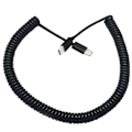 Miniatyrbild 5 av 8: Upprullad USB C till USB C-kabel, fjäder typ C hane till typ C hane laddningssladd för snabb dataöverföring och power 2.68m