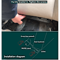 Miniatyrbillede 6 af 9: Til A6L A4 A6 ISOFIX Sæt Beslag Børnesikkerhed til Sæde Interface atch Connector