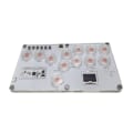 Miniatyrbild 1 av 11: Fighting Box Mini Hitbox Arcade Controller Fighting Stick Street Fighters Game Joystick Mekanisk knapp Hållbar för PC Transparent white