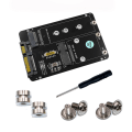 Miniatyrbild 1 av 11: 2-i-1 NGFF(M2)mSATA till SATA 2,5 tums adapter M2 NGFF/ mSATA till SATA3.0 Praktisk byte av adapterkort för konverterare null - Parallel structure