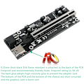 Miniatyrbild 6 av 9: 60 cm dubbelskärmad USB 3.0-kabel PCI-E Pcie Riser 009S PLUS Profesional för Express 1X 4x 8x 16x Extender PCI E Riser