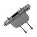 Miniatyrbillede 1 af 11: Udtrækkelig USB Hub Oplader Dataoverførselsadapter Dockingstation til
