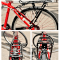 Miniatyrbild 5 av 11: Cykelställ i aluminiumlegering bak Cykelhållare Snabbkoppling Justerbar legerad cykel för bärare Enkel att installera Svart