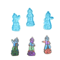 Miniatyrbild 7 av 11: Silikon Nyckelring Form Harts Silikon för docka Nyckelring Hängande form för DIY Nyckelring dekorationer Smycken Molds null - 2