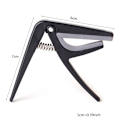 Miniatyrbild 8 av 8: Professionell Ukulele Capo 4-strängad gitarrkapos Enhands snabbväxling Ukelele Capo gitarrdelar och tillbehör