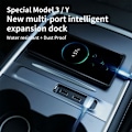Miniatyrbild 2 av 10: Dockningsstation Driven Splitter Förlängning USB Spiliter för