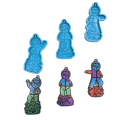 Miniatyrbild 2 av 11: Silikon Nyckelring Form Harts Silikon för docka Nyckelring Hängande form för DIY Nyckelring dekorationer Smycken Molds null - 1