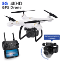 Miniatyrbild 9 av 11: 101 GPS FPV Drone 5G WiFi FPV med 4K elektrisk kamera för Smart Follow 20 min Flight for Time RC Drones Quadcopters RTF White