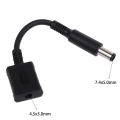 Miniatyrbild 10 av 10: 4,5 x 3 mm hona till 7,4 x 5,0 mm omvandlare Power Utomhuskontakt Adapter för power för bärbar dator