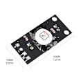 Miniatyrbild 6 av 6: Solar Tracking Module 5-5,5V för DC Solar Energy Panel Automatisk Spårning Enkel Axis Ljuskälla Tracking Sensor Modul