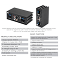 Miniatyrbillede 4 af 9: 4x50W Signalprocessor med 16-pins kabel bilforstærker