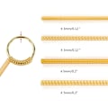 Miniatyrbild 11 av 11: 4 stycken/ set Smycken Verktyg Spiral Bas Ring Justerare Guld Färg Ring Spännare Ändring av storlek Verktyg Smycken Ring Skydd 3/5mm null - A 3mm round