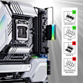 Miniatyrbild 7 av 9: DIY PC-tillbehör Dator Moderkort ATX power 24P Turn 90 Degree ARGB