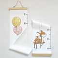 Miniatyrbild 9 av 11: Nordic Children Height Linjal Hängande tillväxtdiagram Kids Growth Measuring Linjal null - Elephant balloon