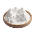 Miniatyrbild 1 av 11: Bergsform kiselgur Dofter Diffuser Skrivbord Badrumsbänk Bordsdekoration för hem Festprydnad nyår White