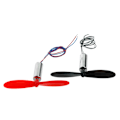 Miniatyrbild 2 av 8: 1 par för DC 3.7V 720 Mini Model Helikopter Coreless Motor Propeller Great Torq