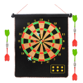 Miniatyrbild 10 av 11: Magnetisk darttavla för barn, dartbrädespel med magnetisk dart, dubbelsidigt säkert dartspel roll-up darttavla set 17 plate 6 darts