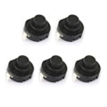 Miniatyrbild 10 av 11: 5st Multi typer Slitstark Ficklampa Switch Tryckknapp Lampa Knapp Switch Mini Miljöskyddsbrytare Switch Spärr 8