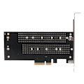 Miniatyrbild 4 av 11: M.2 NVME till PCI-E 3.0 X4 expansionskort PCIE till M.2 Adapter Sata Internt gränssnitt PCI-E 3.0 X4 till SATA för PC