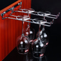 Miniatyrbild 3 av 10: Vinglasställ Väggmonterat Stemware Vinglashållare Glasögon Förvaringshängare Metall Organizer för barkök 2 färger A