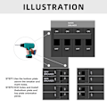 Miniatyrbillede 8 af 10: Generator Horisontale Elektriske Interlock Kits 150amp og 200amp Panel