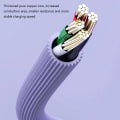 Miniatyrbild 6 av 11: USB Typ A hane till 4 typ C hane splitterkabel USB multi laddningskabel anslutning för telefon höghastighets